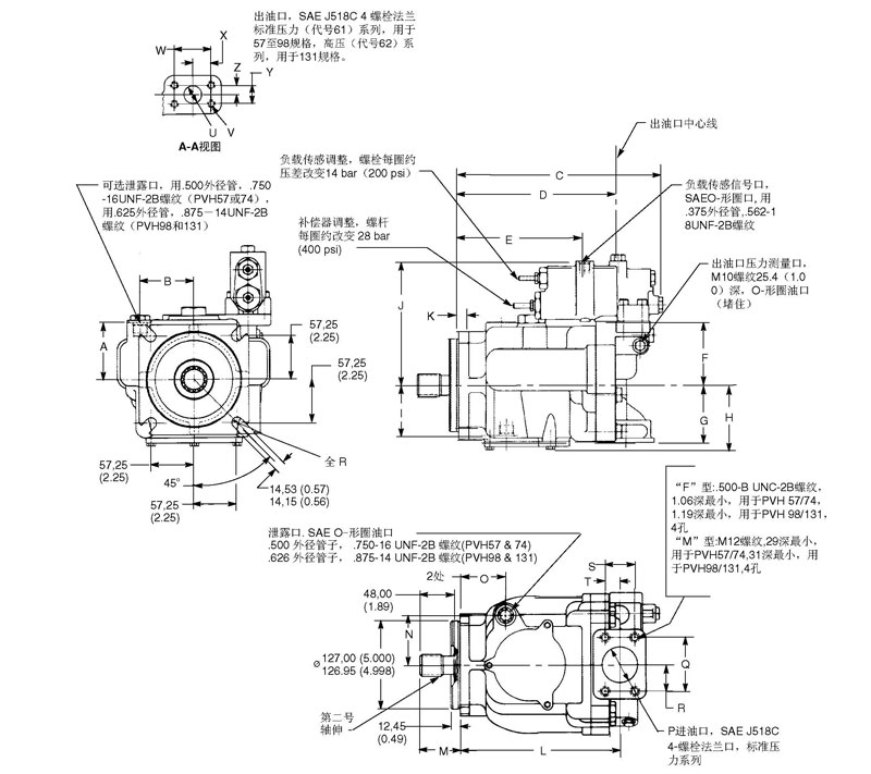 HZ-PVH系列液压柱塞泵技术参数